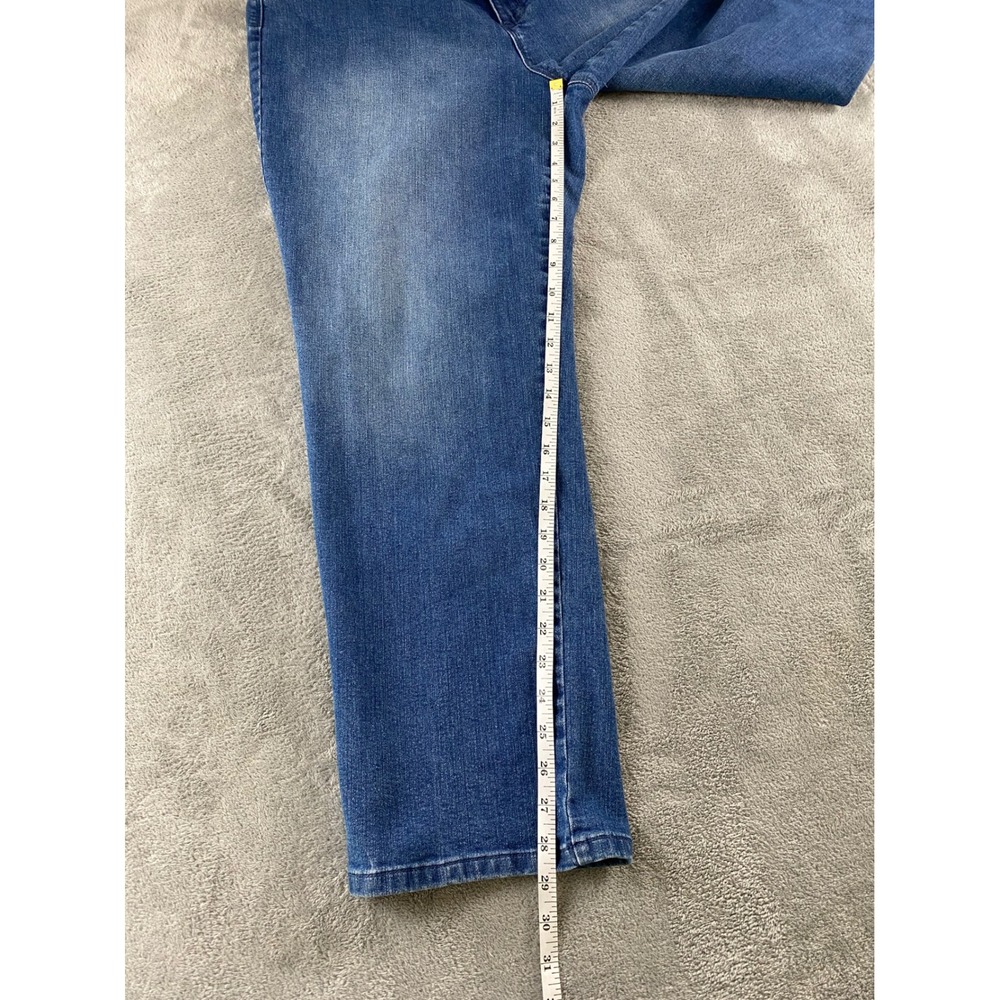 Gloria Vanderbilt Amanda Jeans Womens 16S Blue High Rise Tapered Straight Leg - Picture 11 of 15